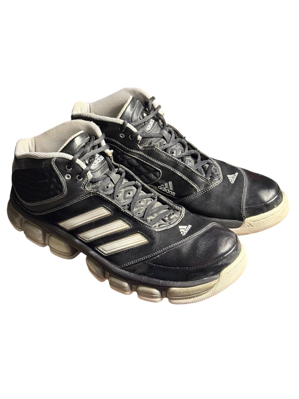 VTG ADIDAS Black Men's High-Top performance Athletic Basketball Shoes Size 13